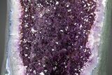 Breathtaking Dark Purple Amethyst Cathedral Geode (Pair) #227323-8